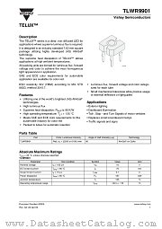 TLWR9901 datasheet pdf Vishay