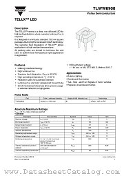TLWW8900 datasheet pdf Vishay