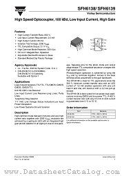 SFH6139 datasheet pdf Vishay