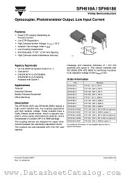 SFH618A datasheet pdf Vishay