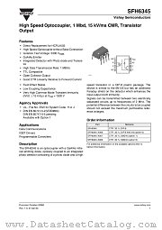 SFH6345 datasheet pdf Vishay