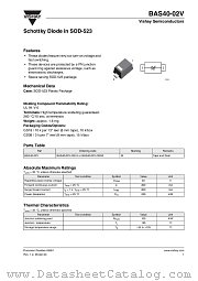 BAS40-02V datasheet pdf Vishay