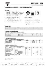 GMF05LC - HS3 datasheet pdf Vishay