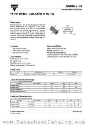 BAR64V-04 datasheet pdf Vishay
