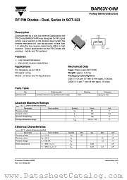 BAR63V-04W datasheet pdf Vishay