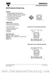 GMDA05-6 datasheet pdf Vishay