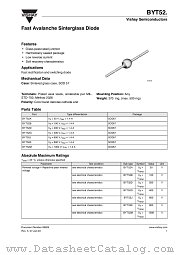 BYT52. datasheet pdf Vishay