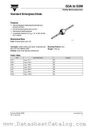 G3K datasheet pdf Vishay