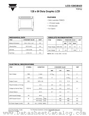 LCD-128G064D datasheet pdf Vishay