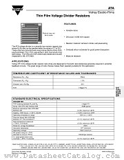 ATA datasheet pdf Vishay