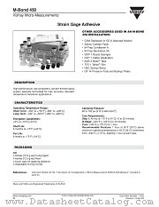 M-BOND 450 datasheet pdf Vishay