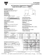 F1778-AC305V datasheet pdf Vishay