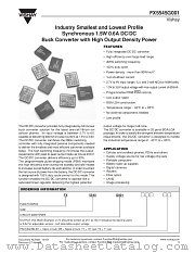 FX5545G001 datasheet pdf Vishay