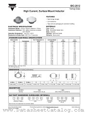 IDC-2512 datasheet pdf Vishay