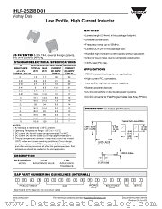 IHLP-2525BD-01 datasheet pdf Vishay