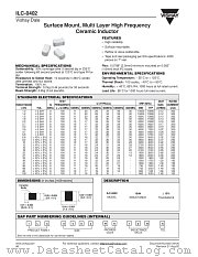 ILC-0402 datasheet pdf Vishay