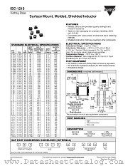 ISC-1210 datasheet pdf Vishay