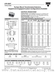 LPE-5047 datasheet pdf Vishay