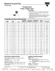 PT-20 datasheet pdf Vishay