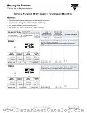 RECTANGULAR ROSETTES datasheet pdf Vishay
