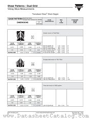 SHEAR PATTERNS - DUAL GRID datasheet pdf Vishay
