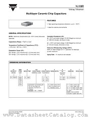 X8R datasheet pdf Vishay