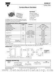 XOSM-57 datasheet pdf Vishay