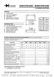 B250C2200 datasheet pdf Won-Top Electronics