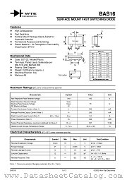 BAS16-T3 datasheet pdf Won-Top Electronics