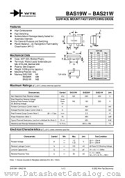 BAS21W-T3 datasheet pdf Won-Top Electronics