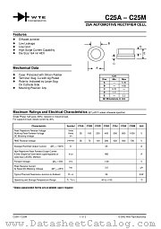 C25J datasheet pdf Won-Top Electronics