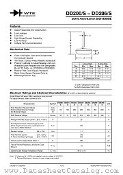 DD201S datasheet pdf Won-Top Electronics