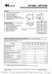 DF152S-T3 datasheet pdf Won-Top Electronics
