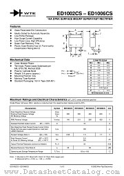 ED1002CS datasheet pdf Won-Top Electronics
