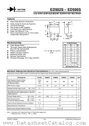 ED503S-T3 datasheet pdf Won-Top Electronics