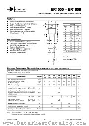 ER1006 datasheet pdf Won-Top Electronics