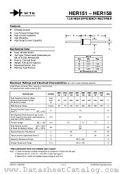 HER156-TB datasheet pdf Won-Top Electronics