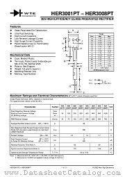 HER3005PT datasheet pdf Won-Top Electronics