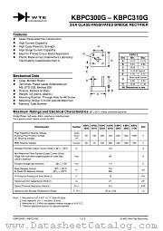 KBPC302G datasheet pdf Won-Top Electronics