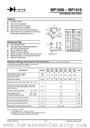 MP1008 datasheet pdf Won-Top Electronics