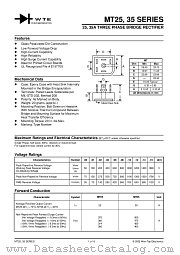 MT2508 datasheet pdf Won-Top Electronics