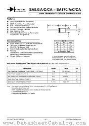 SA5A datasheet pdf Won-Top Electronics