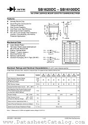 SB1660DC-T3 datasheet pdf Won-Top Electronics
