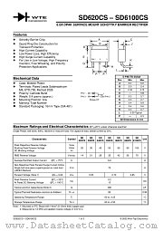 SD650CS-T3 datasheet pdf Won-Top Electronics