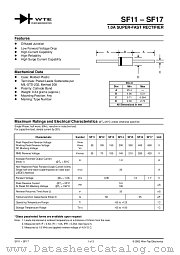 SF16-TB datasheet pdf Won-Top Electronics