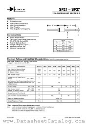 SF25-T3 datasheet pdf Won-Top Electronics