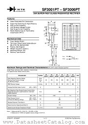 SF3001PT datasheet pdf Won-Top Electronics