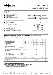 SF62-T3 datasheet pdf Won-Top Electronics