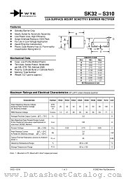 SK33-T3 datasheet pdf Won-Top Electronics