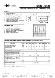 SR22-T1 datasheet pdf Won-Top Electronics